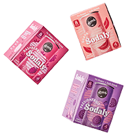 A soft drink without the red flags. No sugar. All natural. Remedy Sodaly.