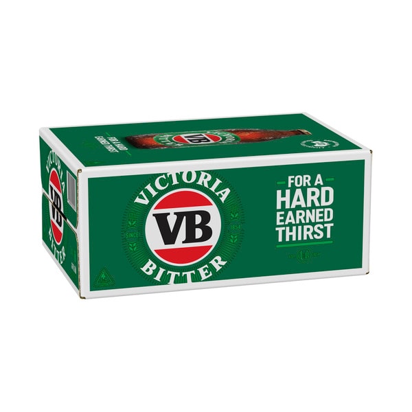 Victoria Bitter Bottle 375mL | 24 Pack