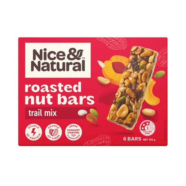 Nice & Natural Trail Mix Nut Bars | 192g