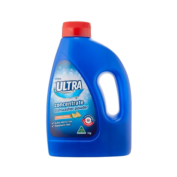 Coles Ultra Dishwasher Conc Powder | 1kg