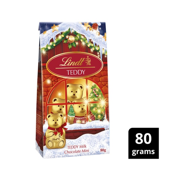 Lindt Mini Teddy Bear Chocolate Pouch Bag | 80g