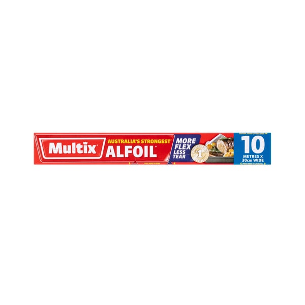 Multix Aluminium Foil Wrap 10m x 30cm | 10m