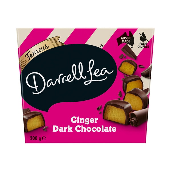 Darrell Lea Dark Chocolate Coated Ginger | 200g