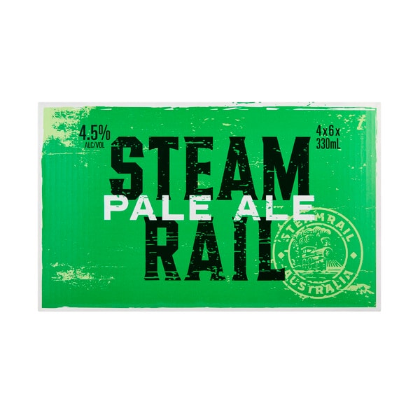 Steamrail Pale Ale Bottle 330mL | 24 Pack