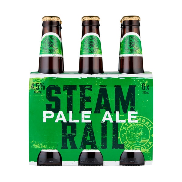 Steamrail Pale Ale Bottle 330mL | 6 Pack