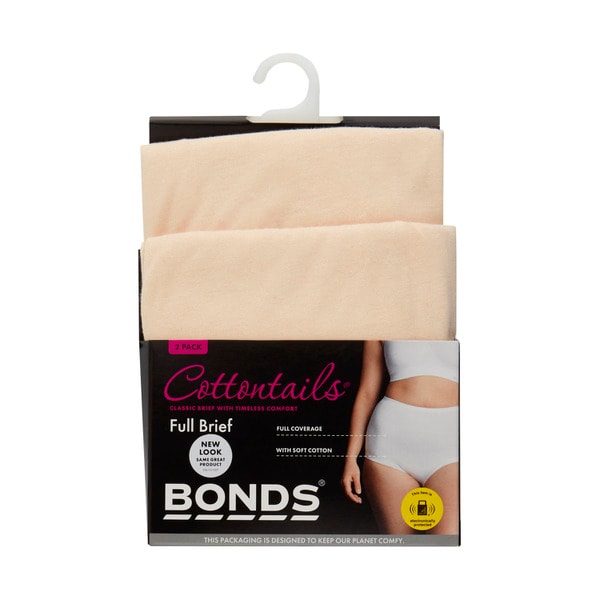Bonds Womens Original Cottontails W0M221 Size 14/16 | 2 pack