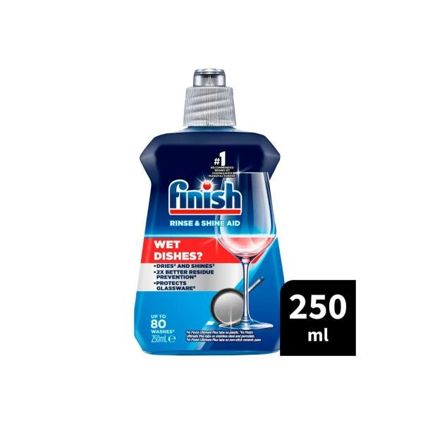 Finish Regular Rinse Aid For Drier & Shinier Dishes | 250mL