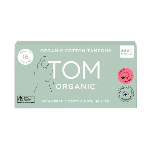 TOM Organic Regular Tampons | 16 pack