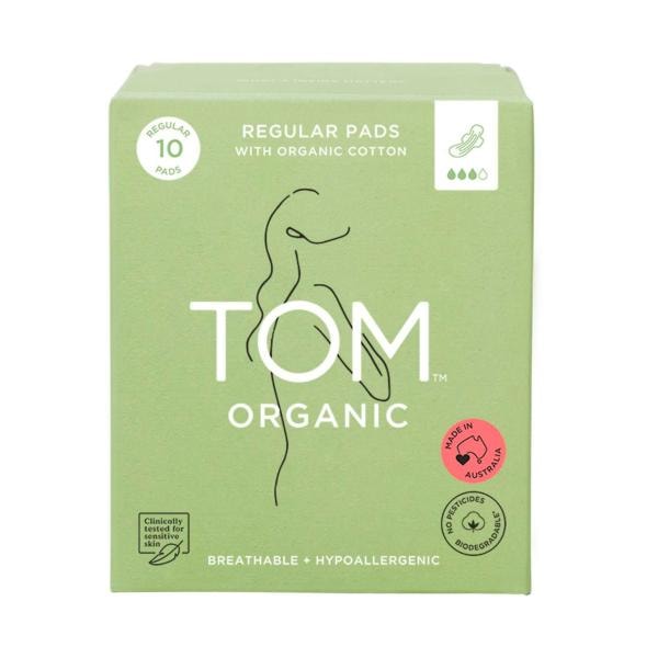 TOM Organic Regular Pads | 10 pack