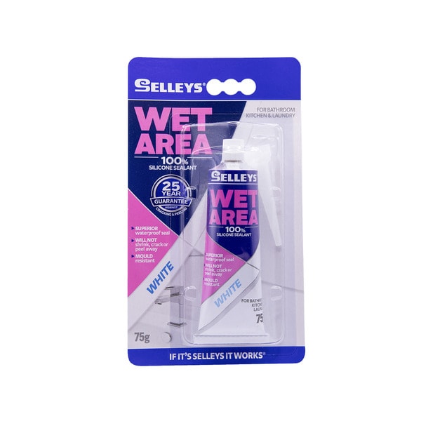 Selleys Silicone Wet Area White | 75g