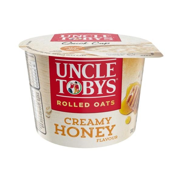 Uncle Tobys Quick Oats Cups Creamy Honey | 50g