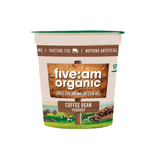 Five:AM Organic Coffee Bean Yoghurt | 170g