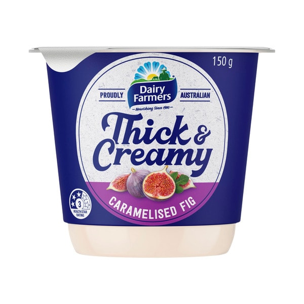 Dairy Farmers Thick & Creamy Caramelised Fig Yoghurt | 150g