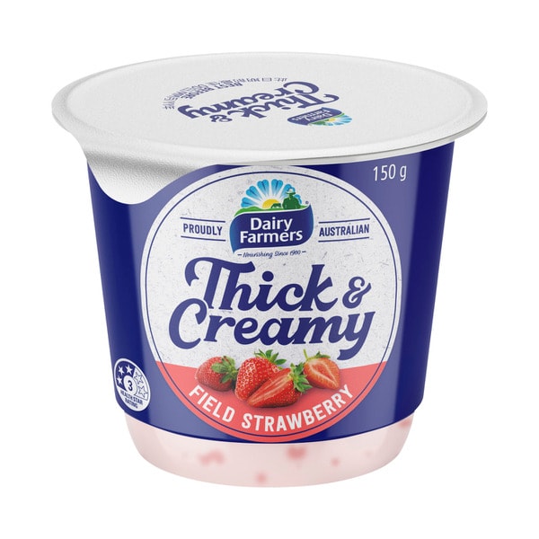 Dairy Farmers Thick & Creamy Strawberry Yoghurt | 150g