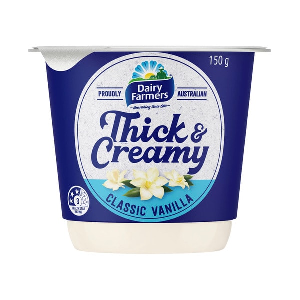 Dairy Farmers Thick & Creamy Classic Vanilla Yoghurt | 150g