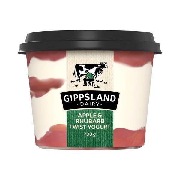 Gippsland Dairy Yoghurt Apple Rhubarb | 700g