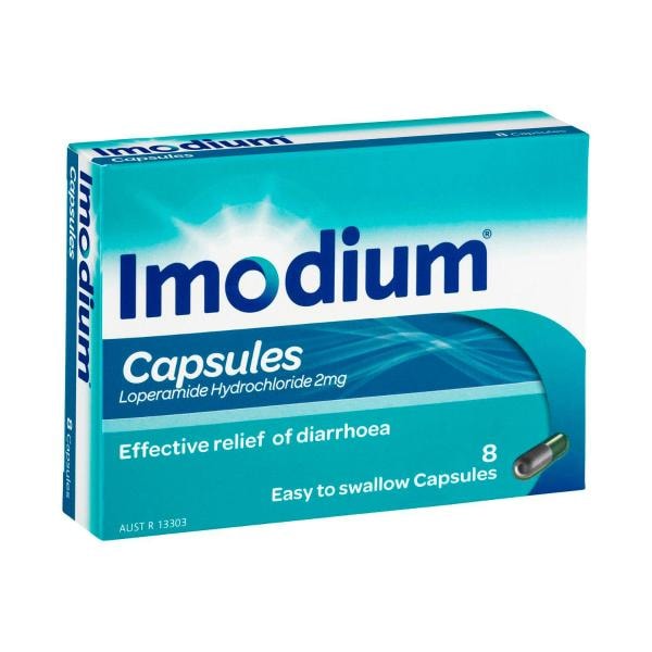 Imodium Diarrhoea Relief Capsules | 8 pack