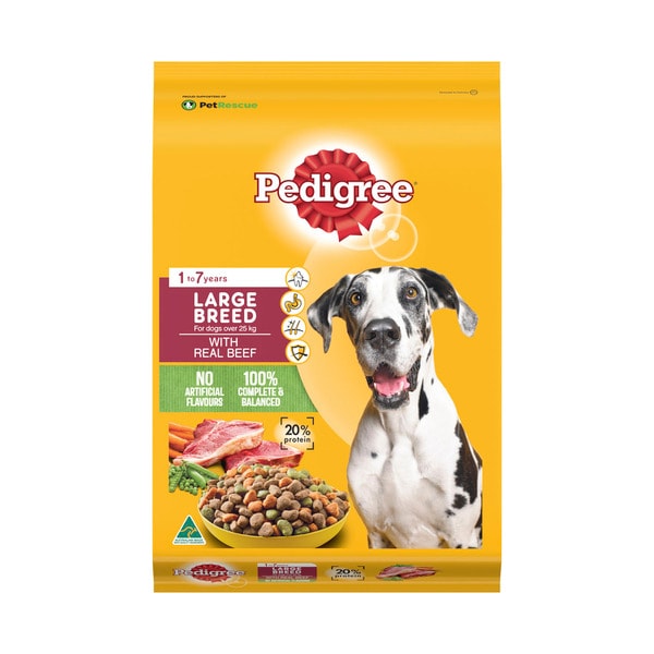 Pedigree Large Breed With Real Beef Dry Dog Food | 8kg