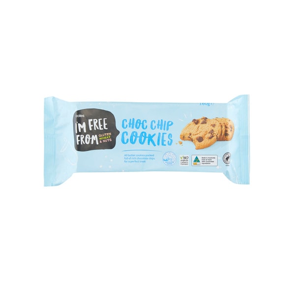 Coles I'M Free From Choc Chip Cookies | 160g