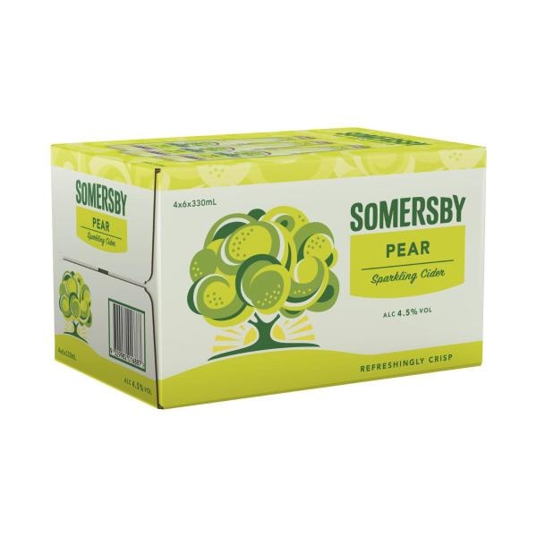 Somersby Pear Cider Bottle 330mL | 24 Pack