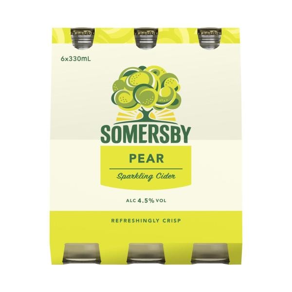 Somersby Pear Cider Bottle 330mL | 6 Pack