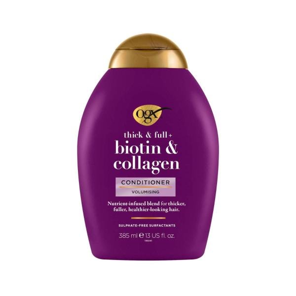 Ogx Thick & Full + Volumising Biotin & Collagen Conditioner For Fine Hair | 385mL