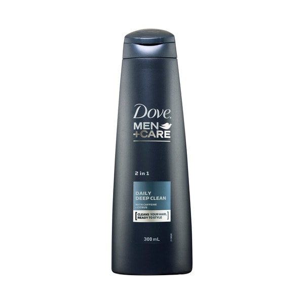 Dove Men+Care Shampoo Daily Deep Clean 2 in 1 | 300mL