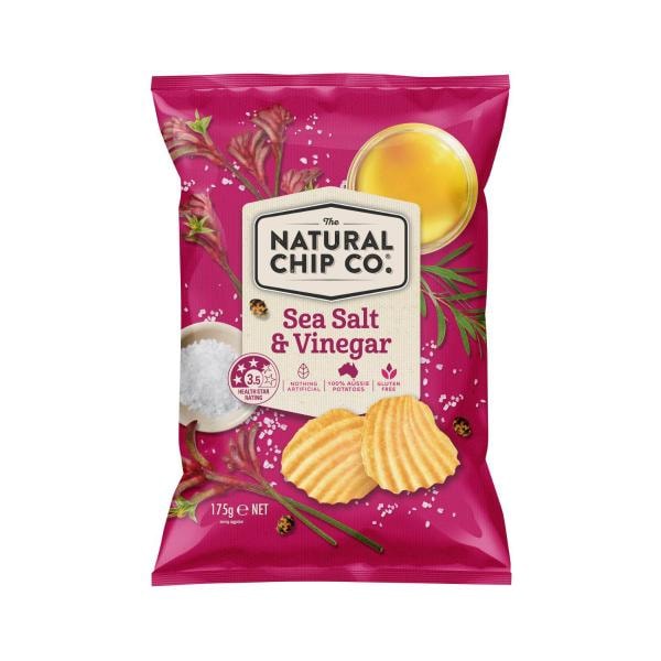 Natural Chip Co. Sea Salt & Vinegar Potato Chips | 175g