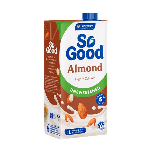 Sanitarium So Good Long Life Unsweetened Almond Milk | 1L