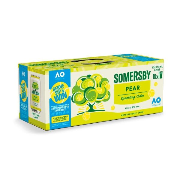 Somersby Pear Cider Can 375mL | 10 Pack
