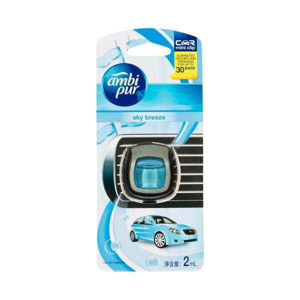 Ambi Pur Sky Breeze Car Air Freshener Mini Clip | 2mL