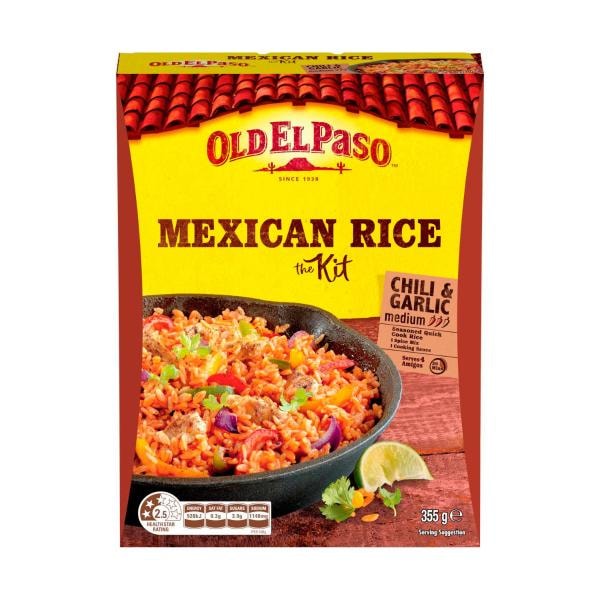 Old El Paso Chilli & Garlic Rice Dinner Kit | 355g