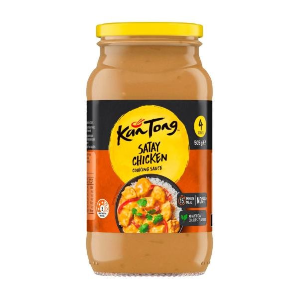 Kan Tong Peanut Satay Stir Fry Cooking Sauce | 505g