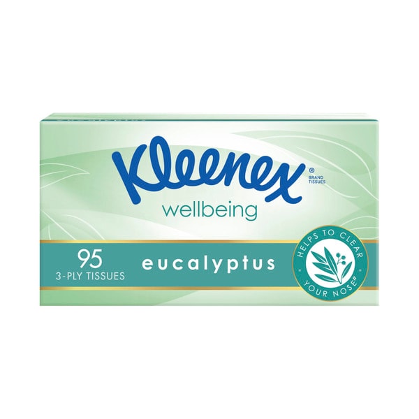 Kleenex Eucalyptus 3 Ply Facial Tissues | 95 pack