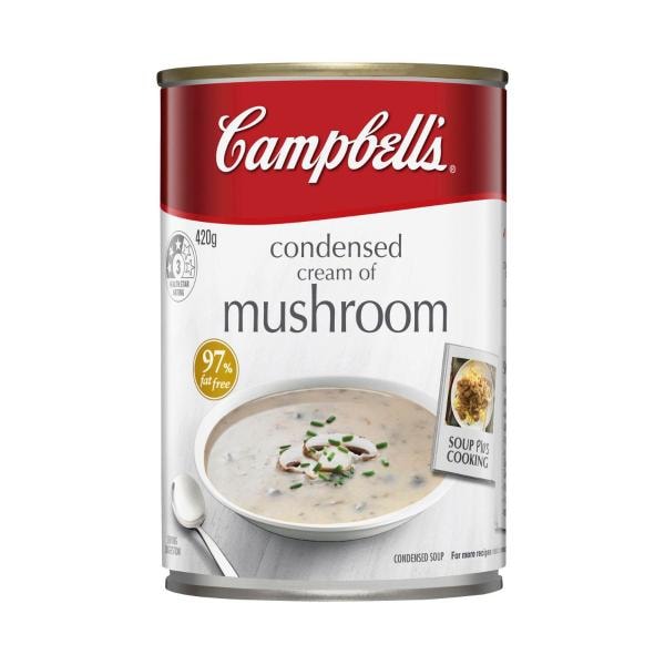 Campbell's Condensed Soup Can Cream Of Mushroom | 420g