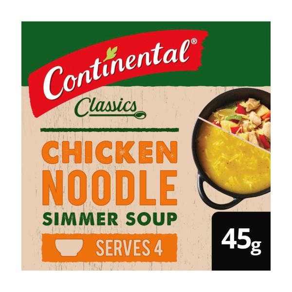 Continental Chicken Noodle Soup Serves 4 | 45g
