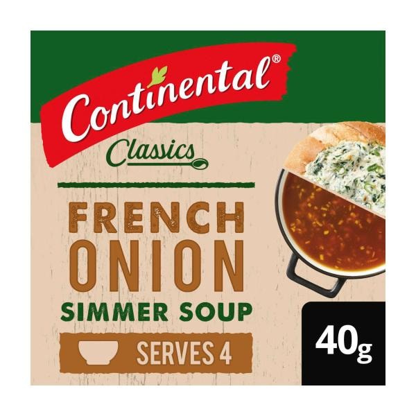 Continental French Onion Soup Serves 4 | 40g
