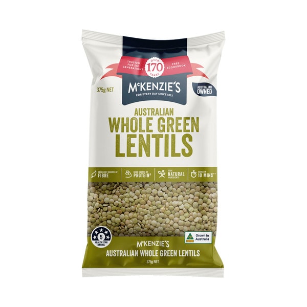 McKenzie's Whole Green Lentils | 375g