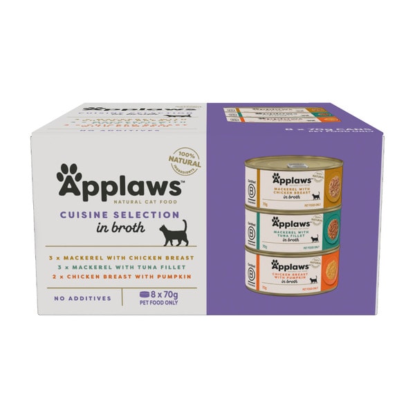 Applaws Tin Mp Cuisine Selection Cat Food 8x70g | 8 pack