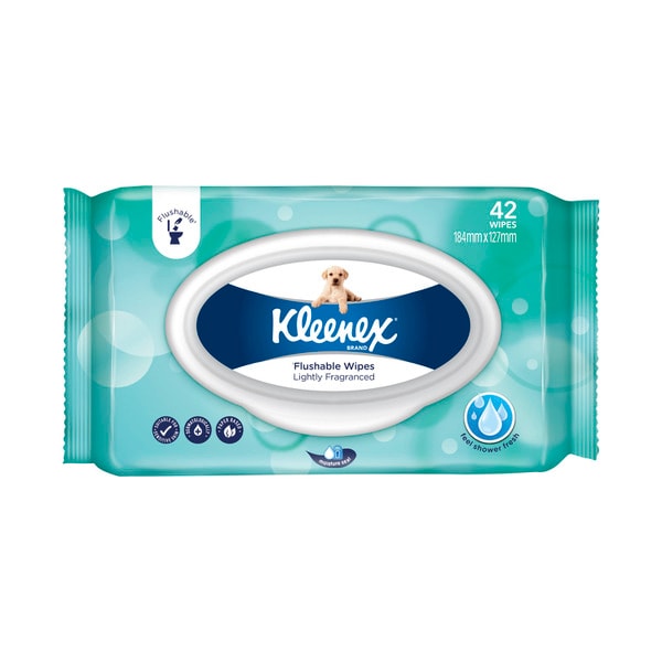 Kleenex Flushable Wipes Scented | 1 pack