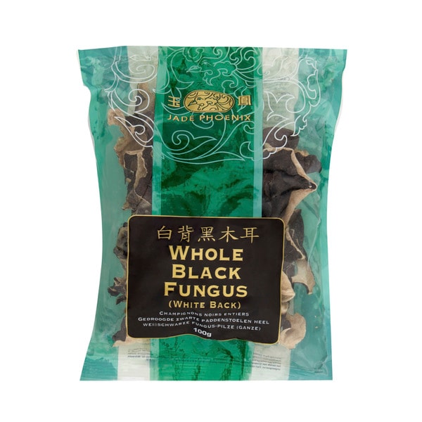 Jade Phoenix White Backed Black Whole Fungus | 100g