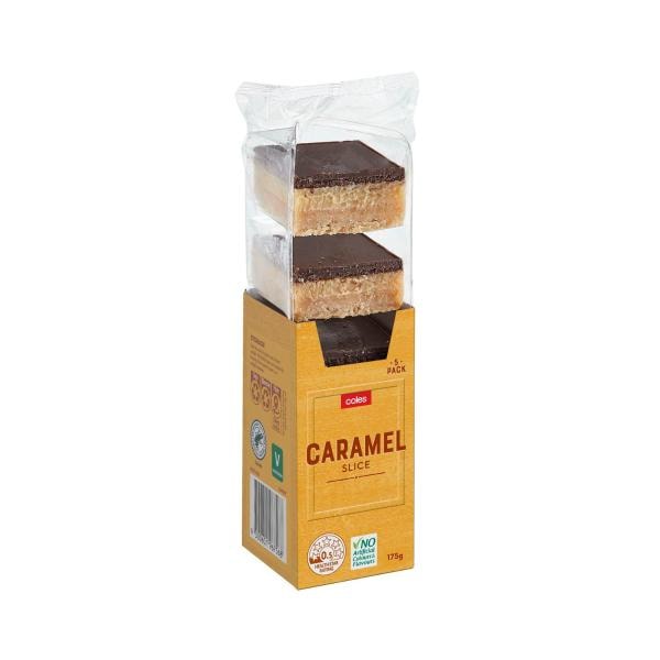 Coles Caramel Slice | 175g
