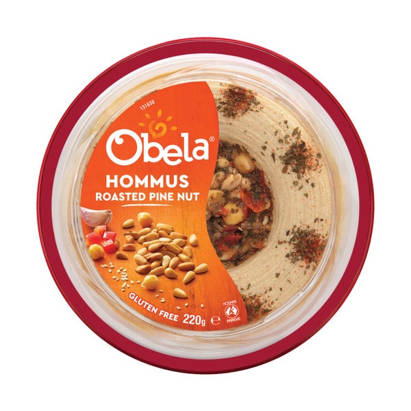 Obela Hommus Roasted Pine Nut Dip | 220g