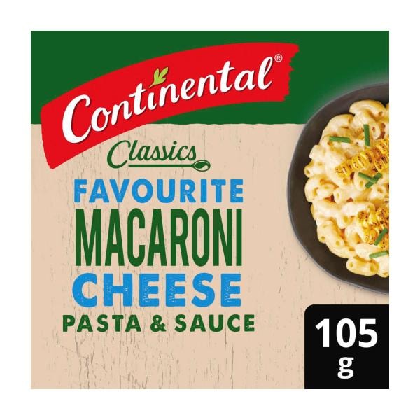 Continental Macaroni Cheese Pasta & Sauce Serves 3 | 105g