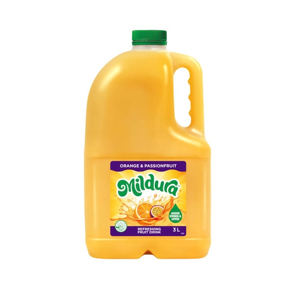 Mildura Sunrise Orange And Passionfruit Drink | 3L