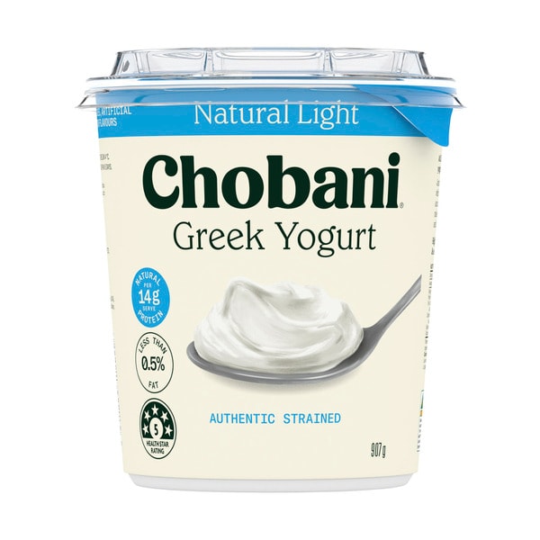 Chobani Greek Yogurt Natural Light | 907g