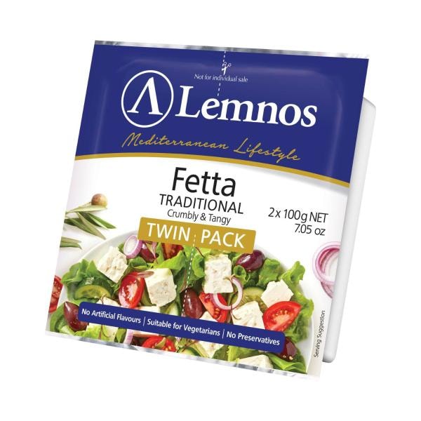 Lemnos Traditional Fetta Twin Pack | 200g