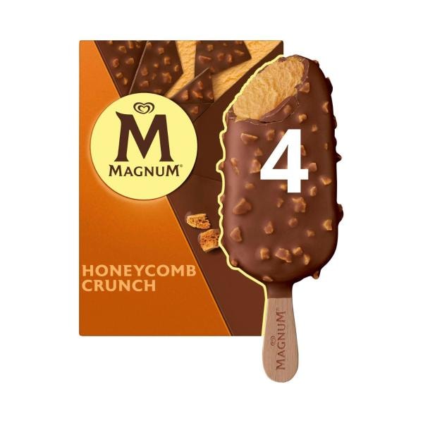 Magnum Ice Cream Honeycomb Crunch 4Pack | 428mL