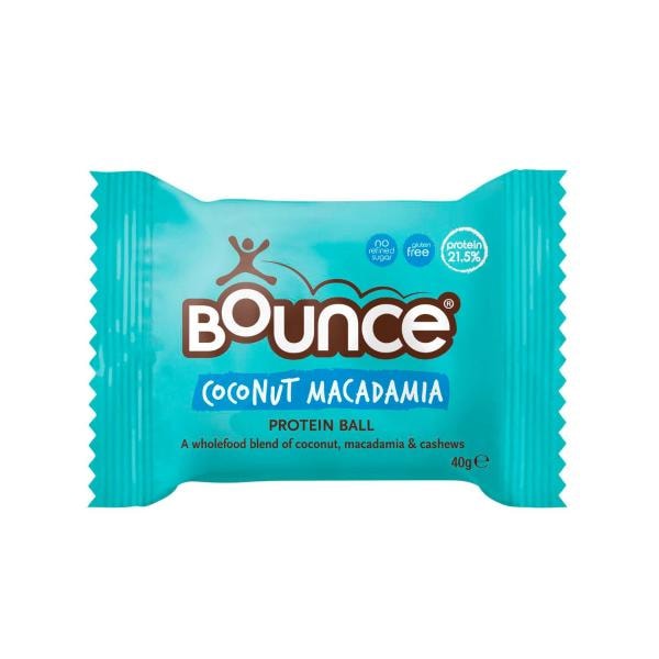 Bounce Gluten Free Coconut Macadamia Natural Energy Ball | 40g