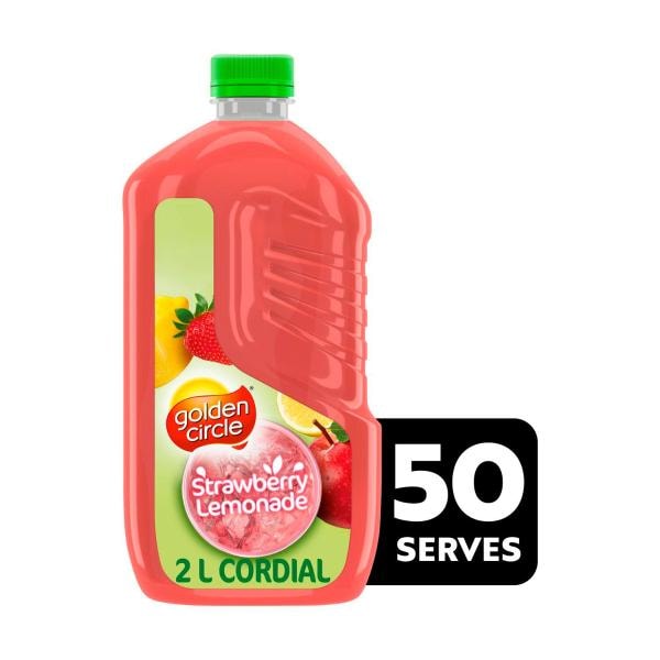 Golden Circle Cordial Strawberry Lemonade Cordial | 2L